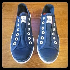 Converse navy blue all star women's size 6